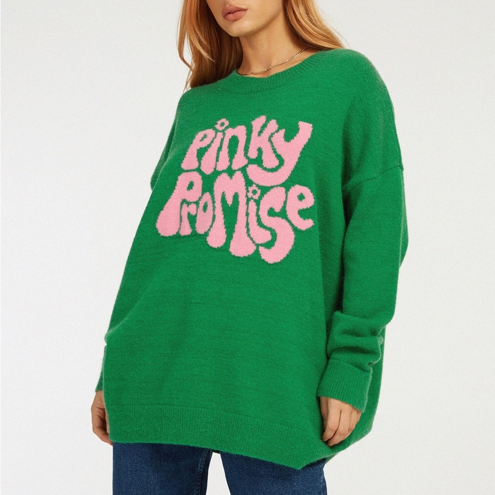 Graphic design crewneck sweater